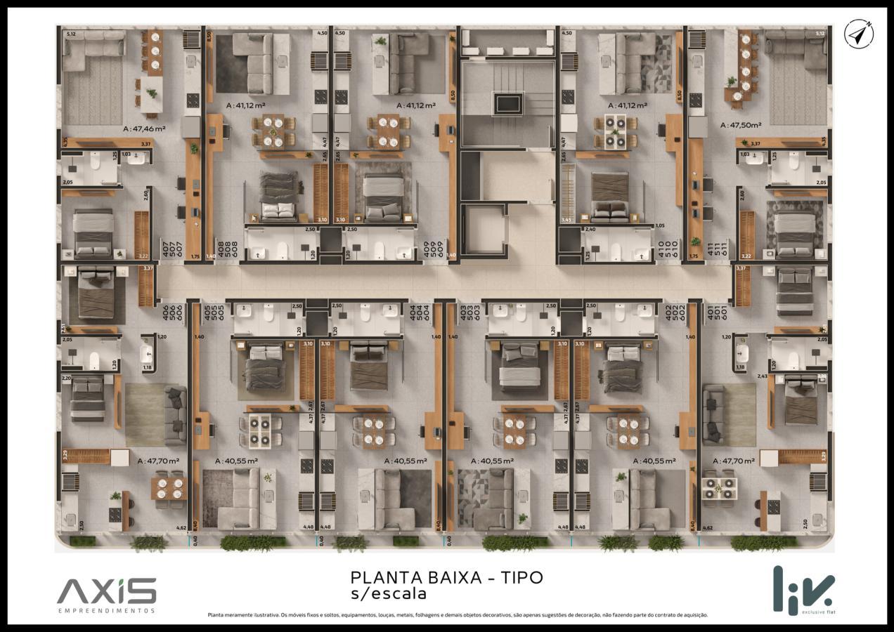 Liv Exclusive Flat, Cobertura Plana no Bombinhas em Bombinhas