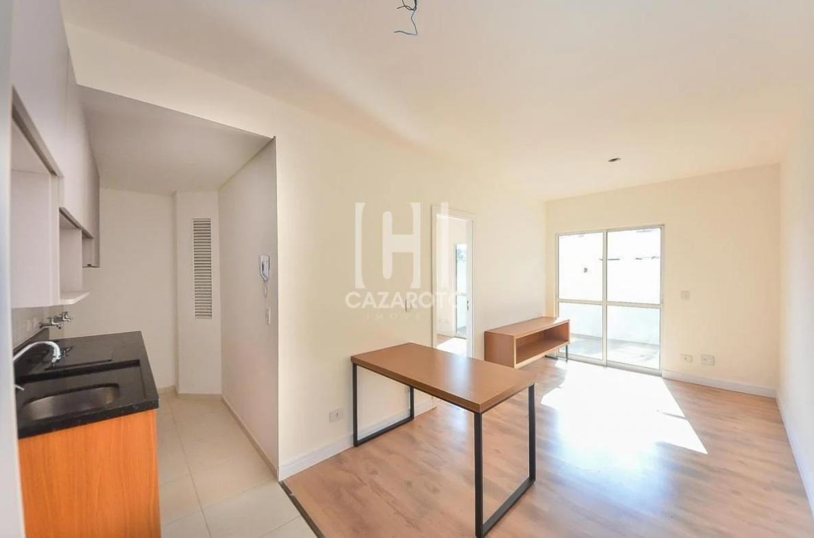 Apartamento Garden de 1 Dormitrio naRua Baltazar Carrasco Dos Reis, no bairro Rebouas emCuritiba / PR om1 dormitrio, 1 banheiro, 1 vaga e49,00 M de rea privativacom Piso Instalado e Mvei