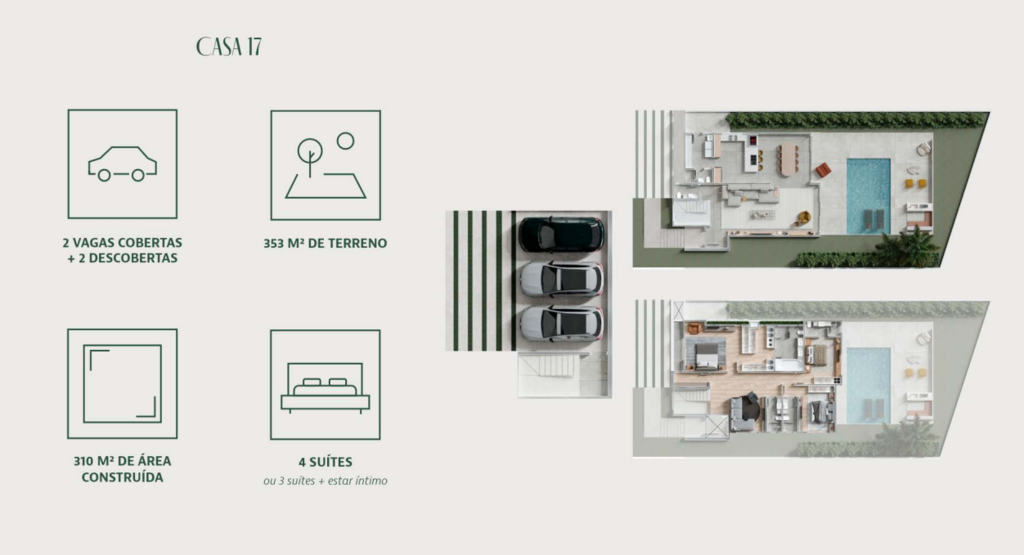 Planta 19 - 310m 4 dorm - duplex