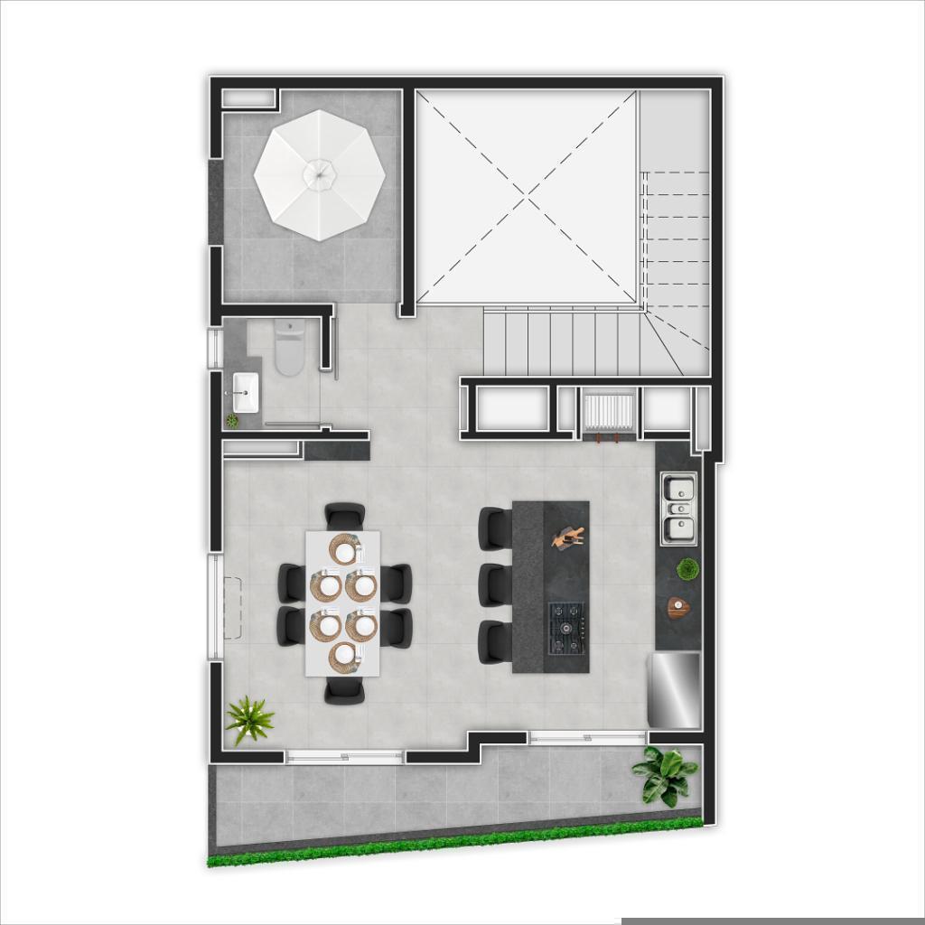 Planta 12 - 2 dorm 115m - cobertura duplex - superior