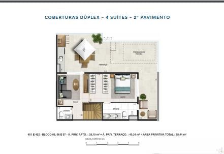 mares coberturas 4 suites