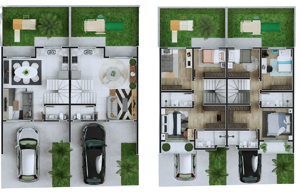 Planta 02 - 4 dorm 100,38m²