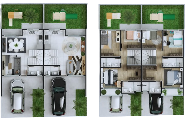 Planta 02 - 4 dorm 100,38m²