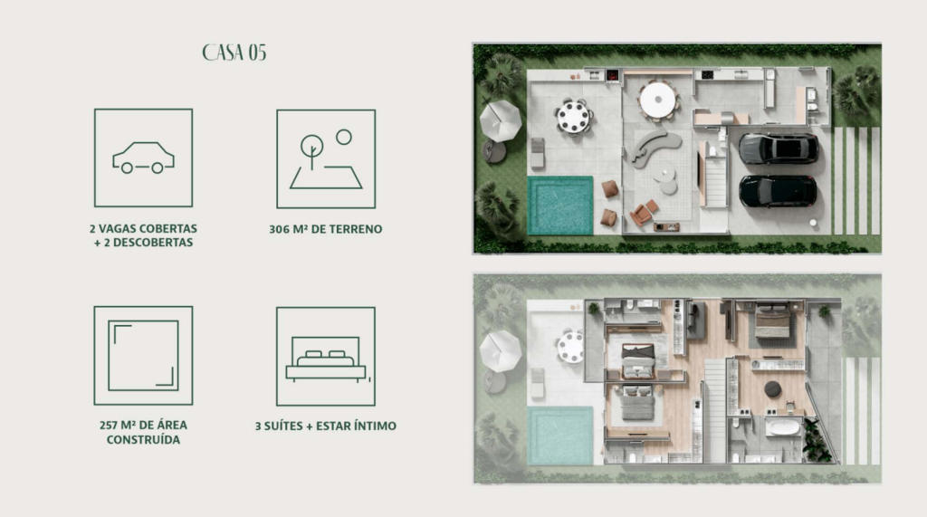 Planta 03 - 257m² 3 dorm - duplex