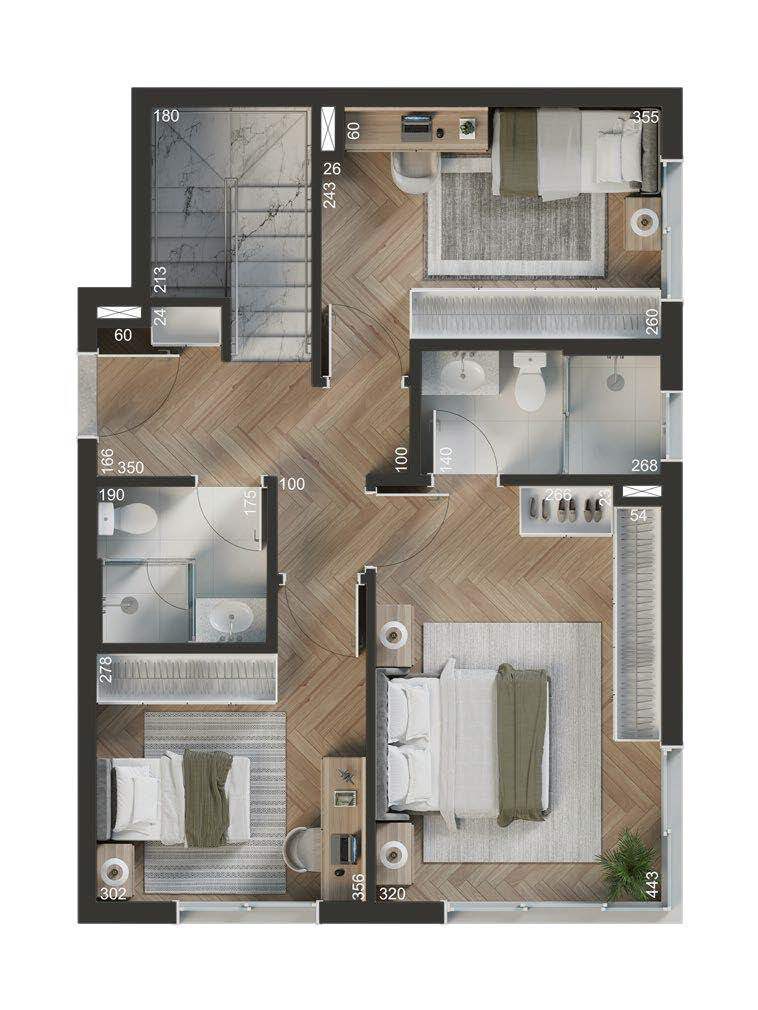 Planta 08 - 3 dorm 136m² - duplex - superior