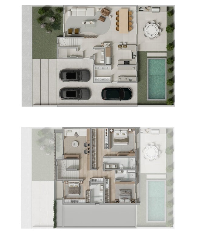 Planta 04 - 3 dorm 251,80m²