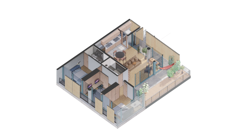 Planta 06 - 2 dorms 119,94m2 - unidade 11