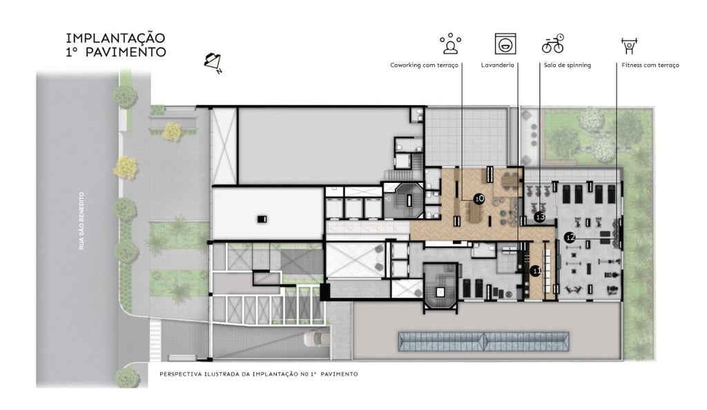 Implantao primeiro andar