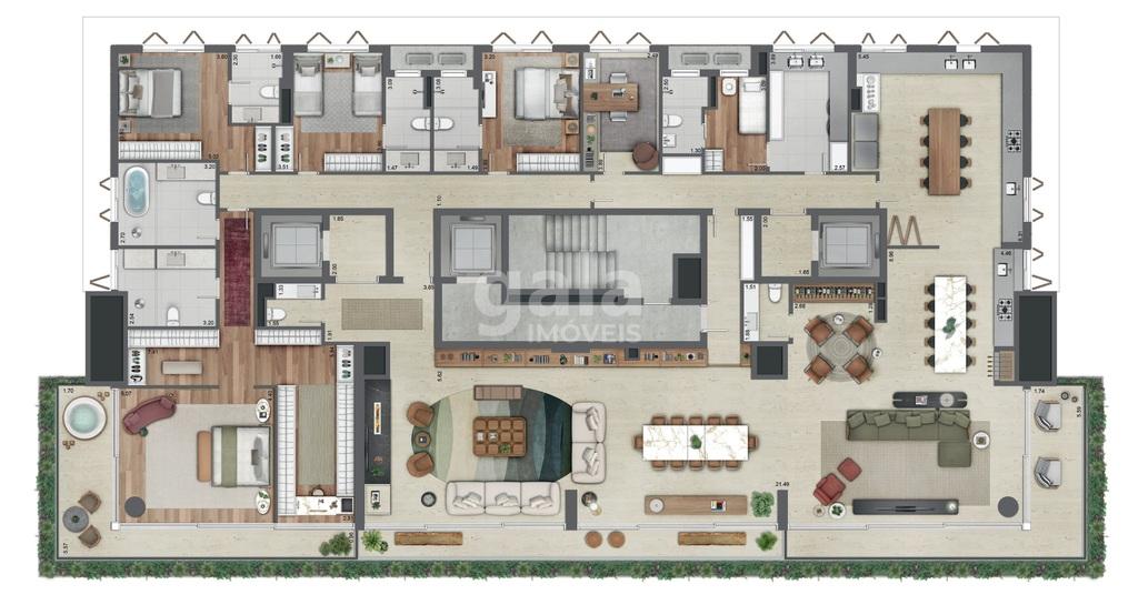 Planta 06 - 4 dorm 464m - juno