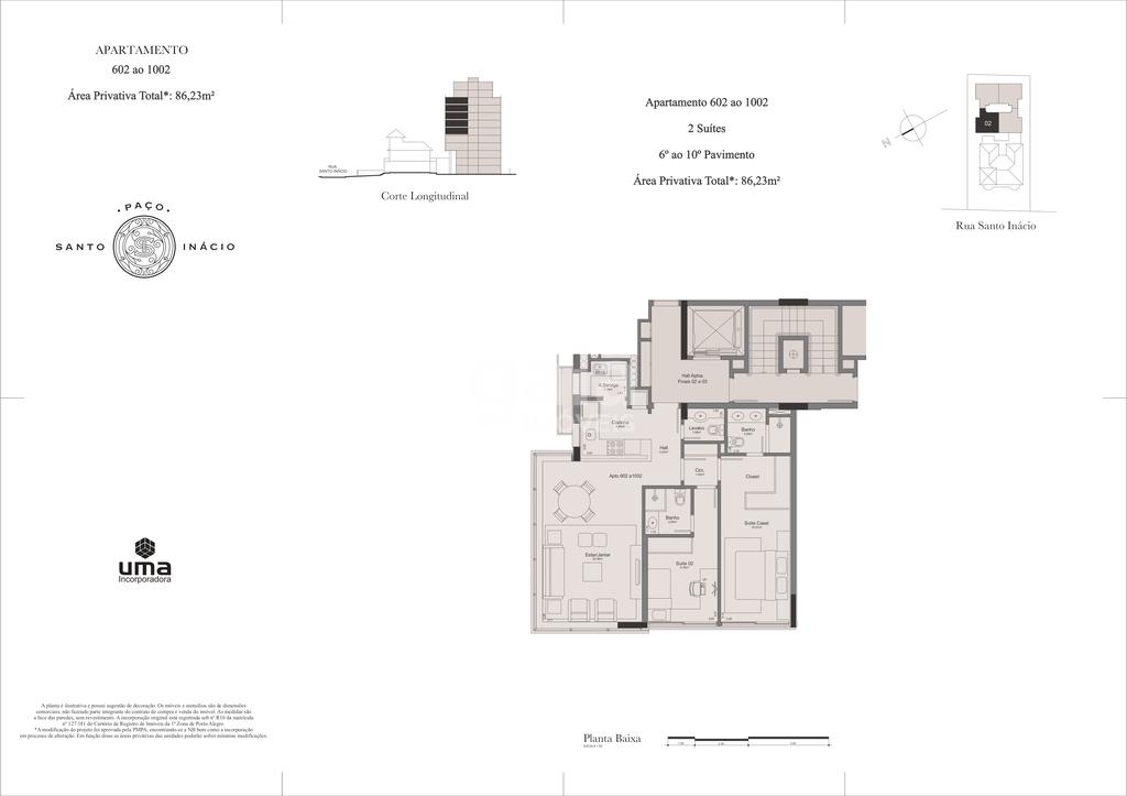 Apartamento 602 ao 1002