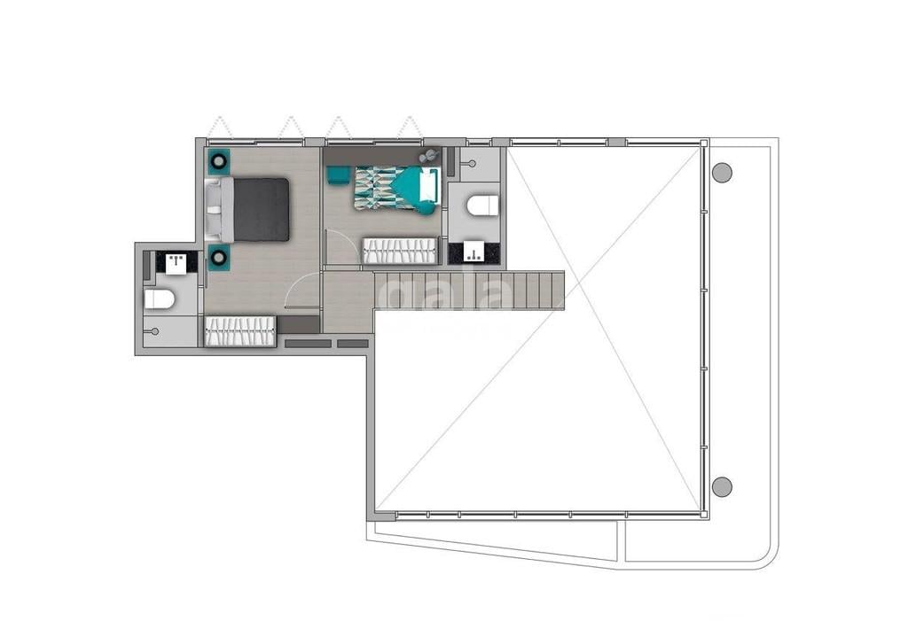 Planta 10 - 4 dorm 142m - duplex superior