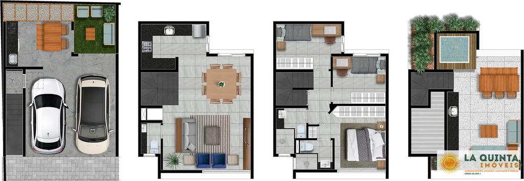 Planta 03 - 3 dorm 174m