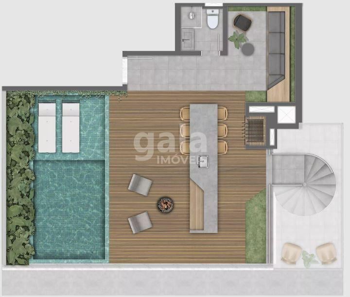 Planta 07 - 3 dorm 209m - cobertura duplex superior