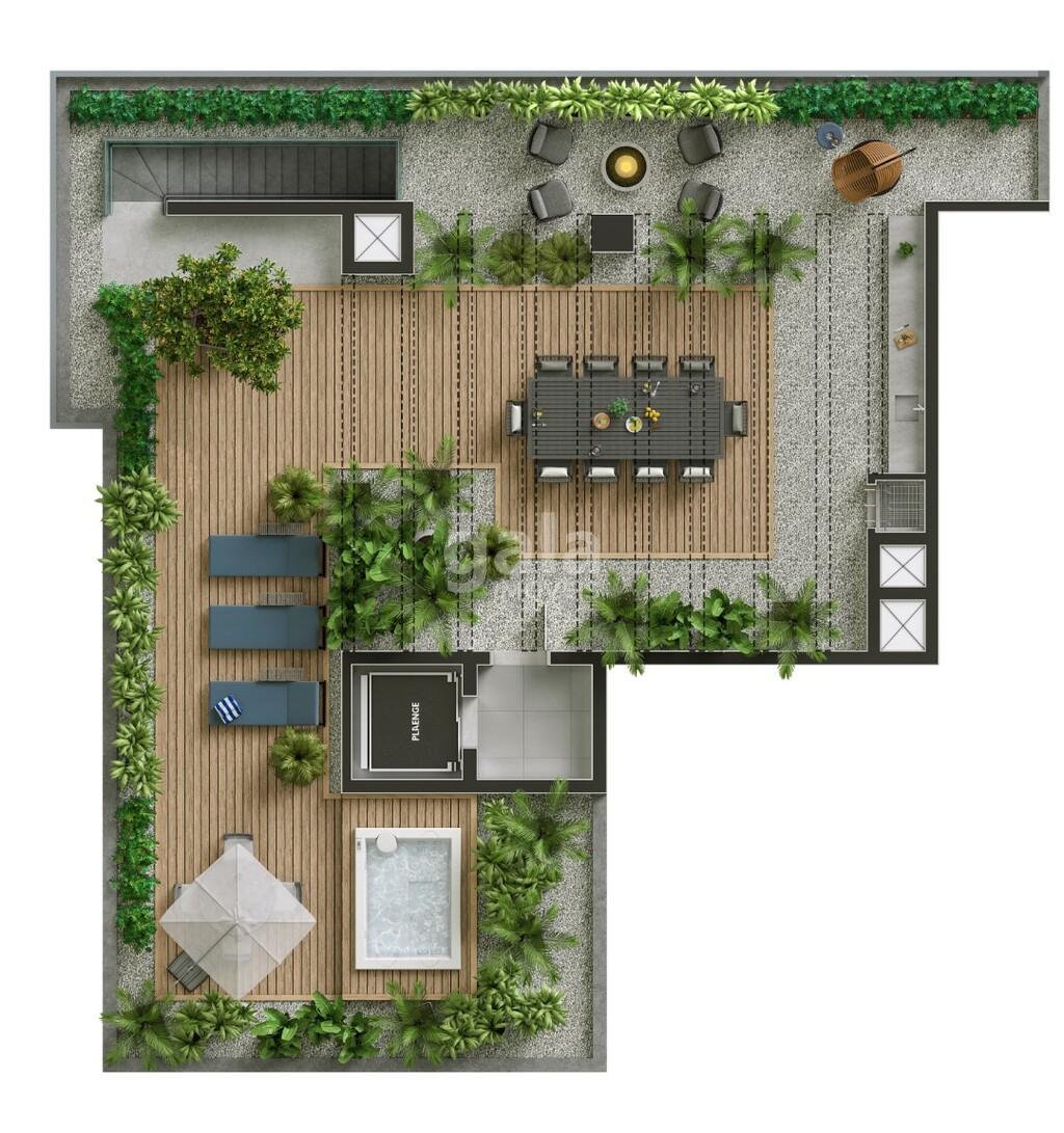 Planta 07 - 3 dorm 394,53m - cobertura duplex - superior