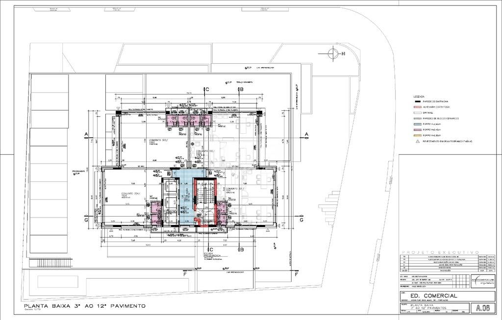 Planta 01 - pavimento 3 ao 12