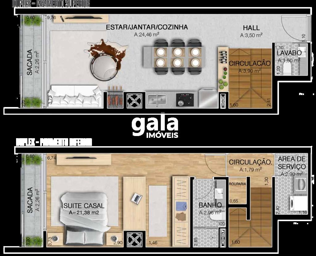 Planta 03 -1 dorm 82 84m - duplex