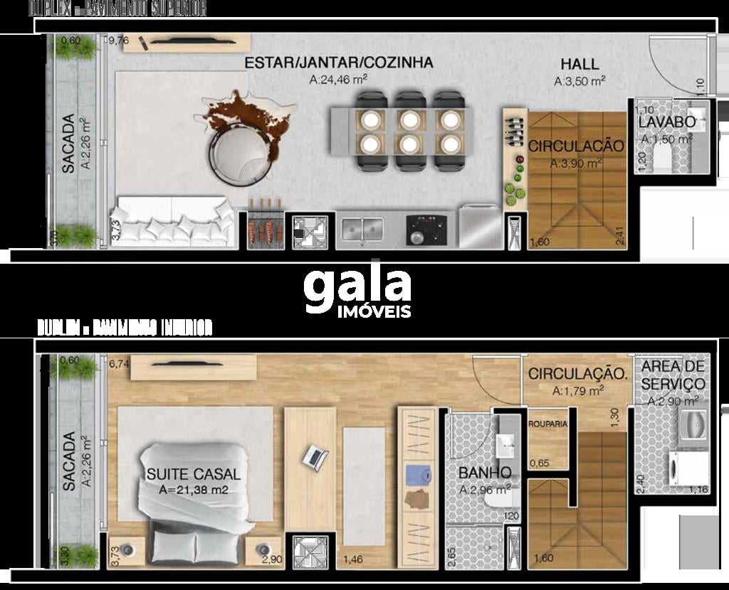 Planta 03 -1 dorm 82 84m - duplex