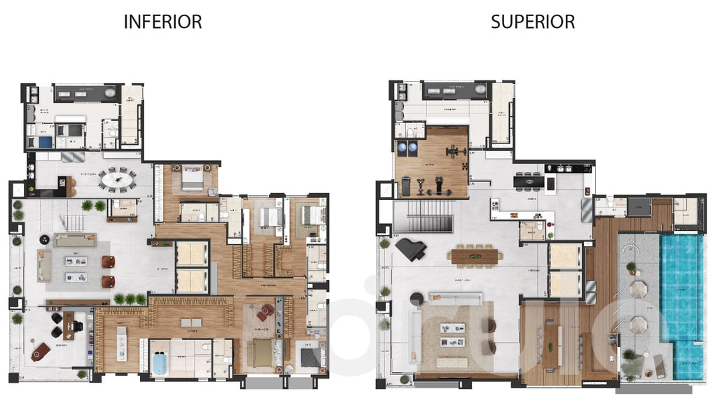 Planta 03 - 5 dorm 838 87m - cobertura duplex