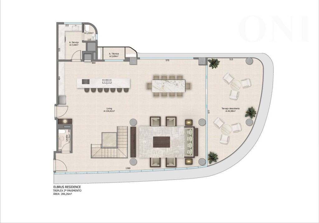 Planta 03 - 5 dorm 563m - triplex - intermediario