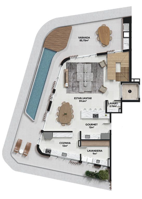 Planta 06 - 3 dorm 316m - cobertura duplex - inferior - opo