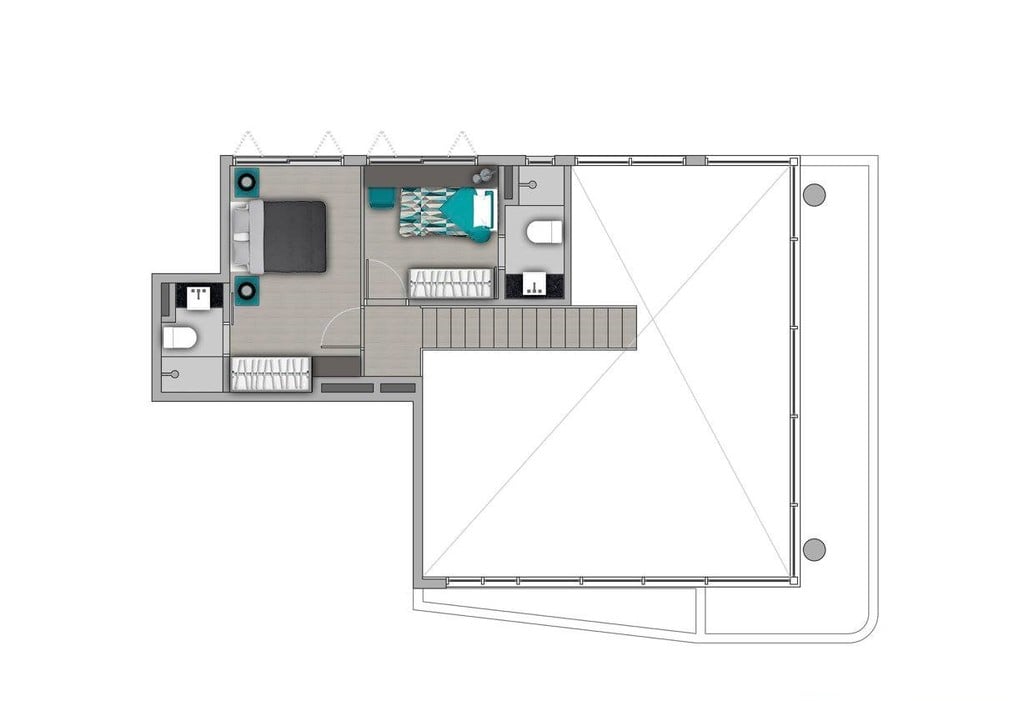 Planta 10 - 4 dorm 142m - duplex superior