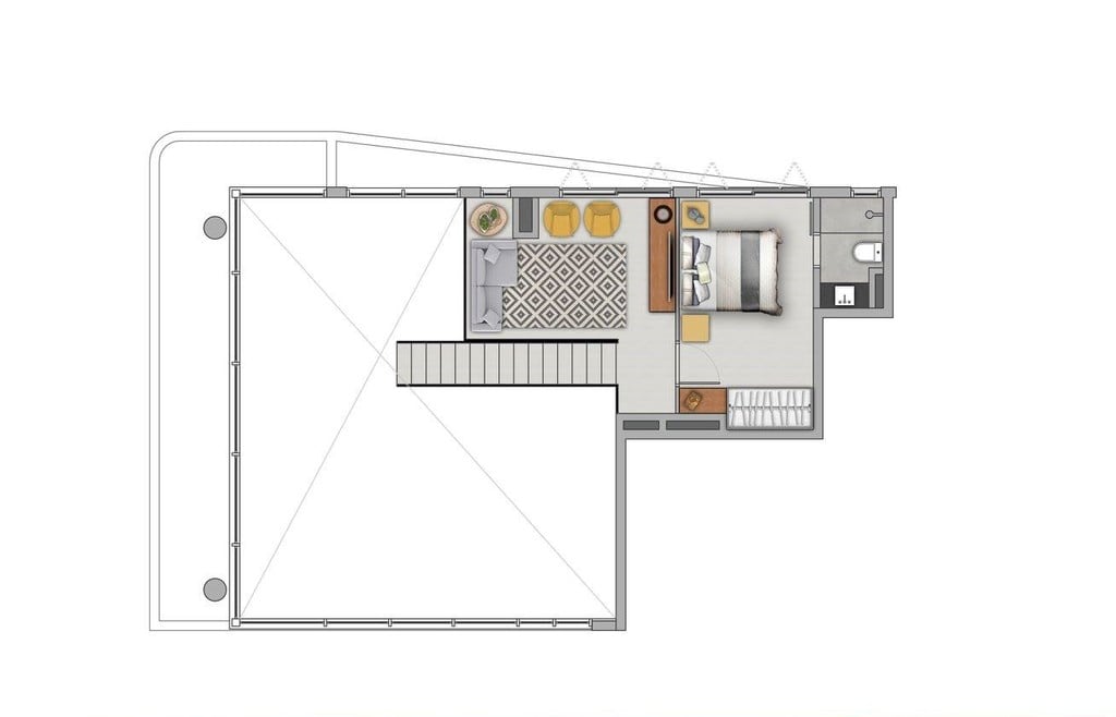 Planta 08 - 2 dorm 142m - duplex superior