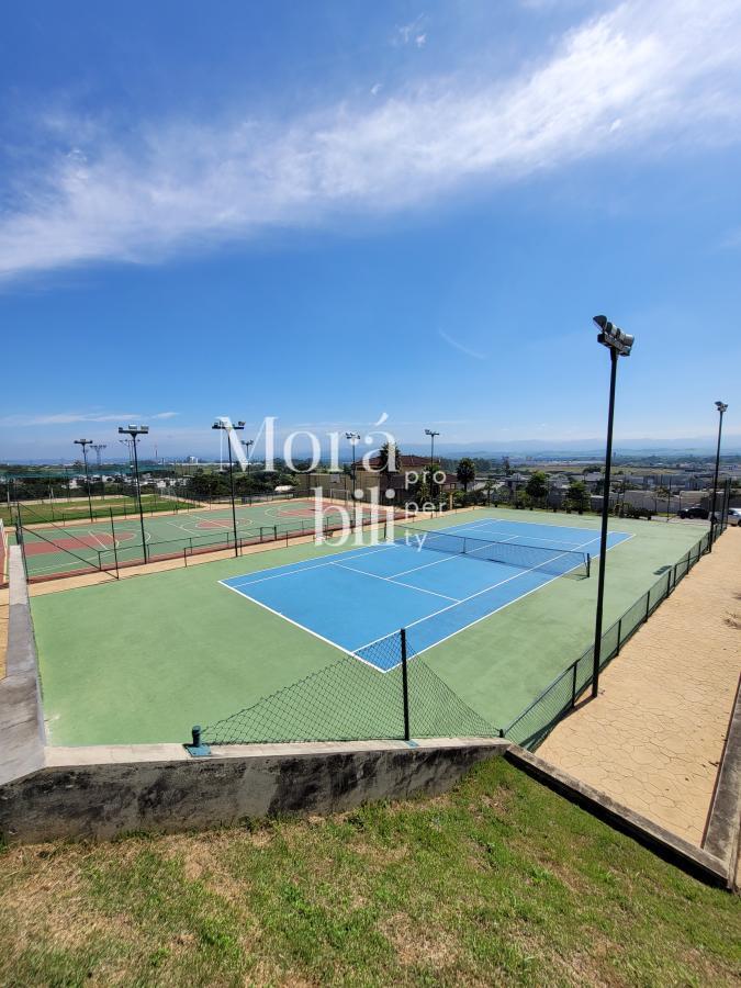 Quadra de tnis do Condomnio Residencial Terras do Vale - Caapava