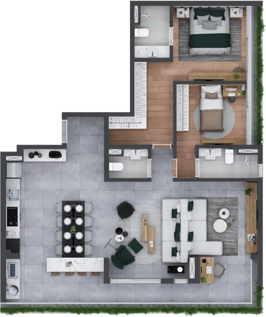 Planta 03 - 2 dorm 120m - juno