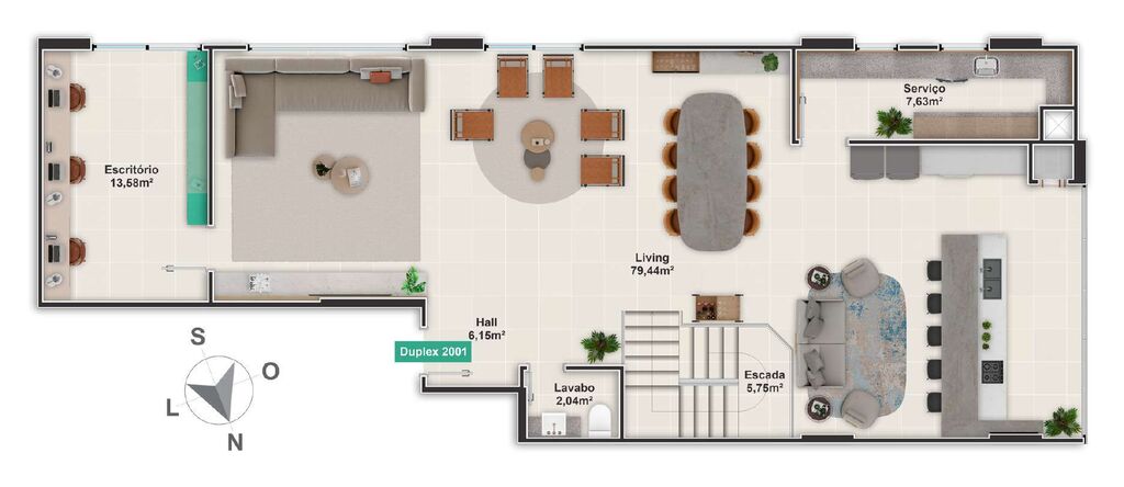 Planta 07 - 5 dorm 237,50m - duplex - superior