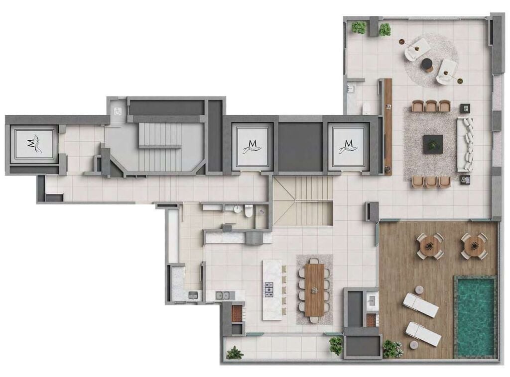 Planta 11 - 4 dorm 451 86m - cobertura duplex - superior