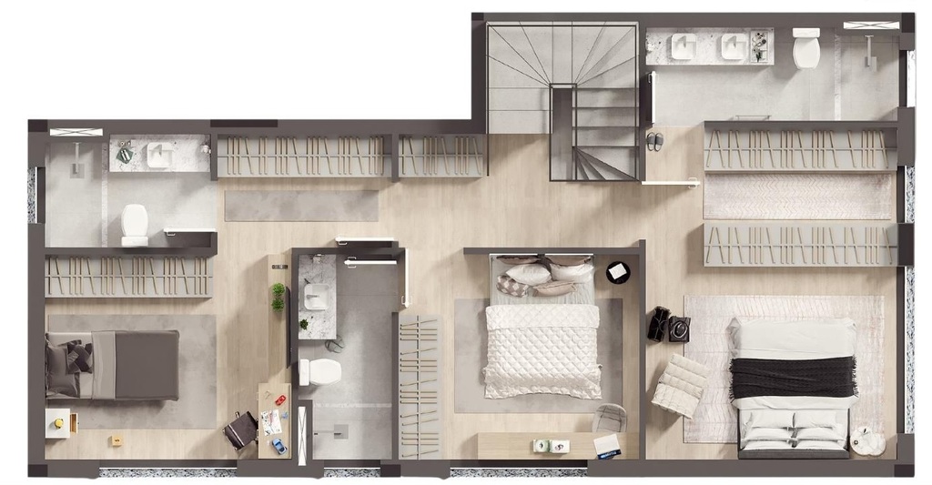 Planta 07 - 3 dorm 210 33m - cobertura duplex - superior