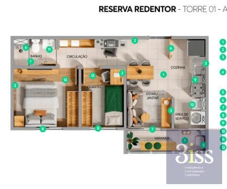 3ISS VENDE-RESERVA REDENTOR -TRIAGEM