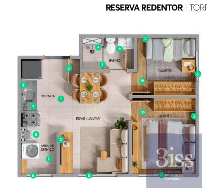 3ISS VENDE-RESERVA REDENTOR -TRIAGEM