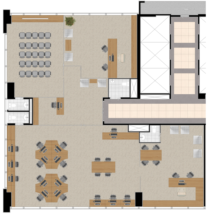 Planta 01 - 208,71m - sala