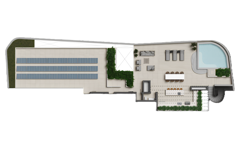 Planta 06 - 4 dorm 608,10m - cobertura duplex - superior