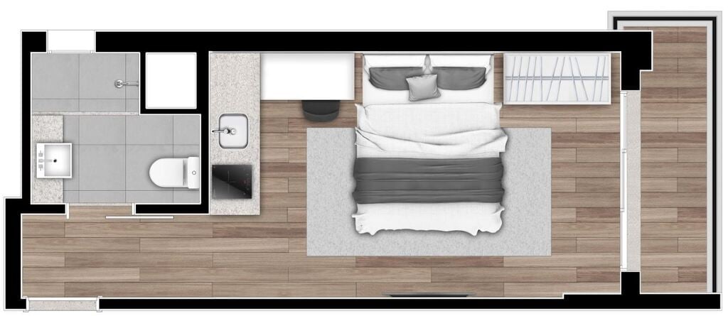 Planta 02 - 24m - studio