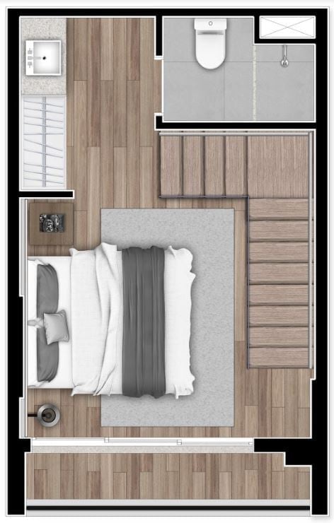 Planta 05 - 44m - duplex superior