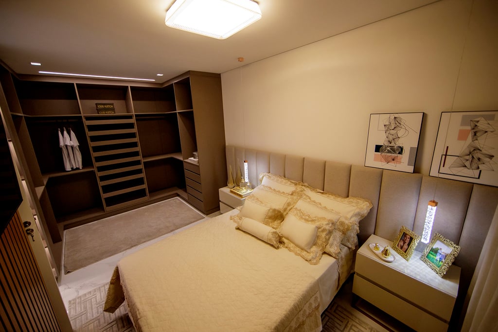 Quarto casal com closet