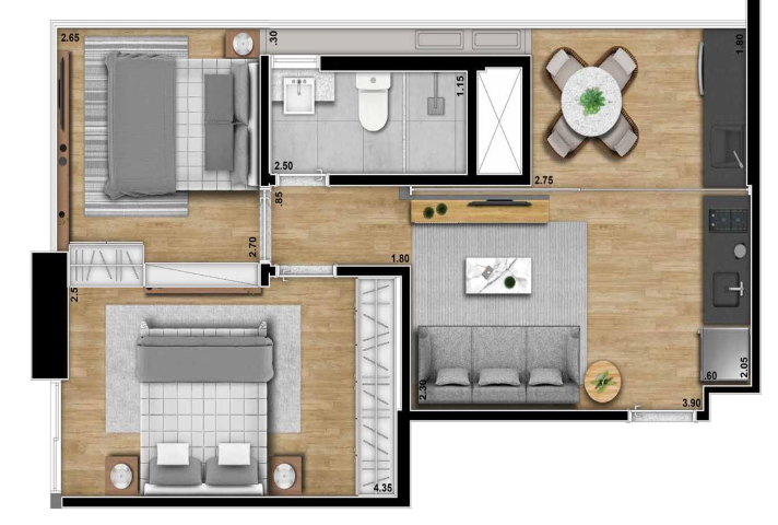 Planta 03 - 45 93m