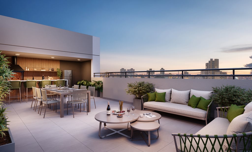 Lounge churrasqueira