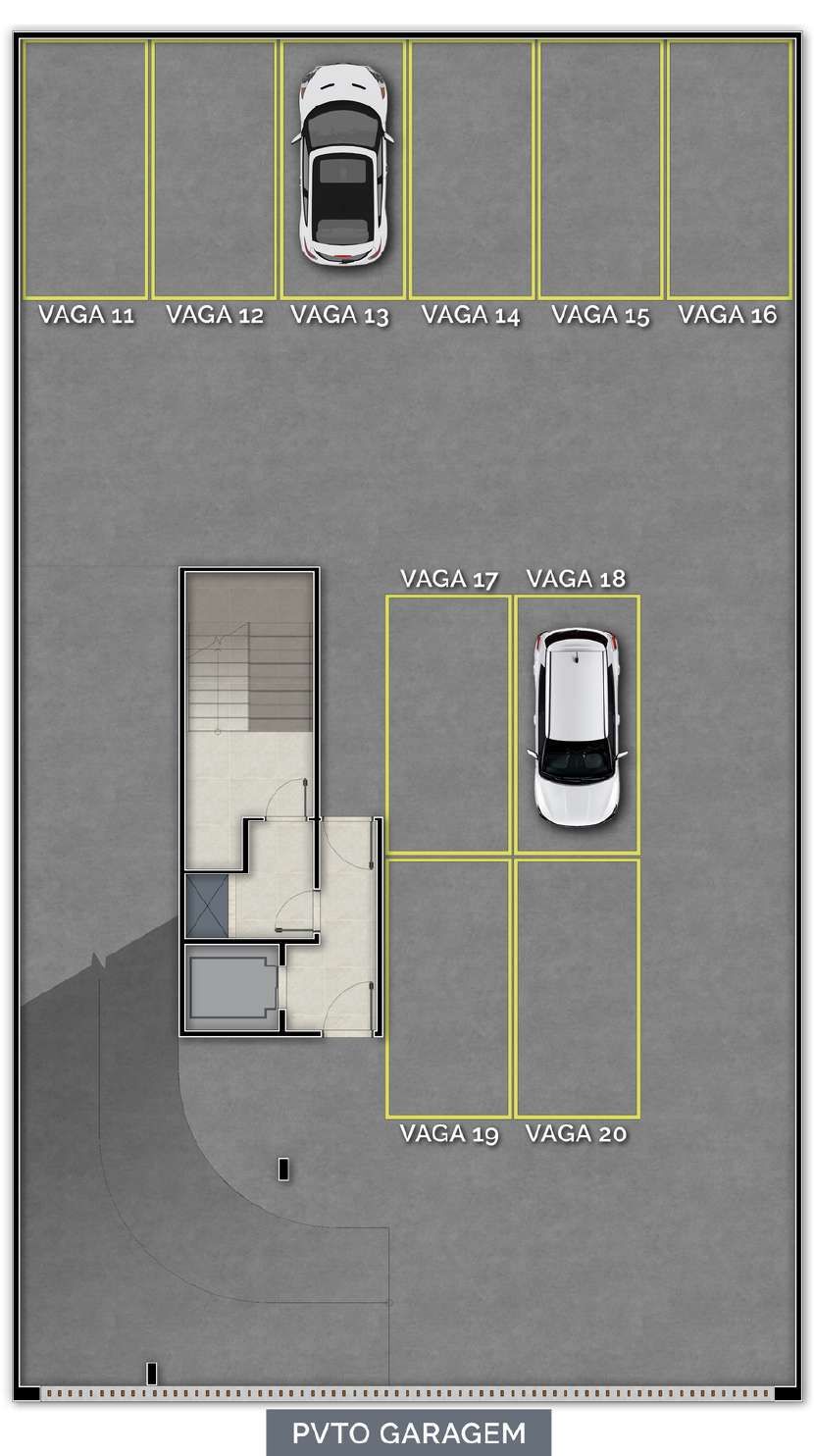 Pavimento garagem