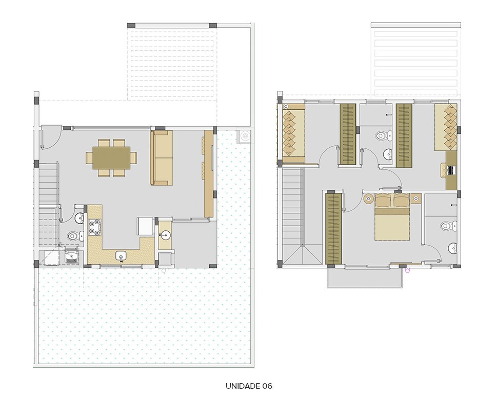 Planta 06 - 3 dorm 114,03m