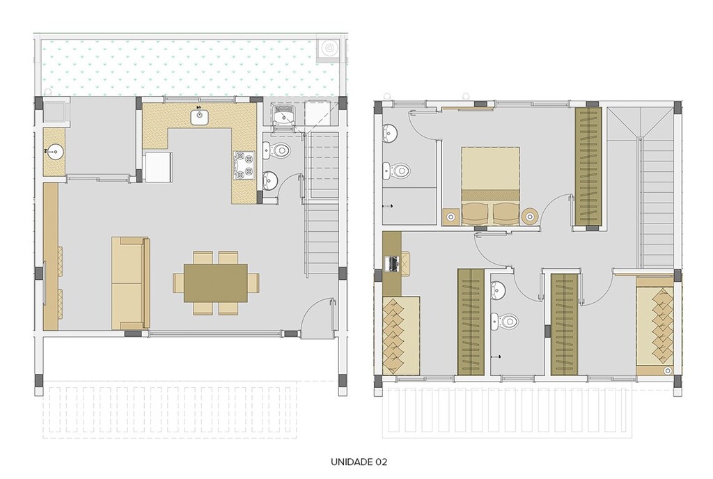 Planta 01 - 3 dorm 96,82m