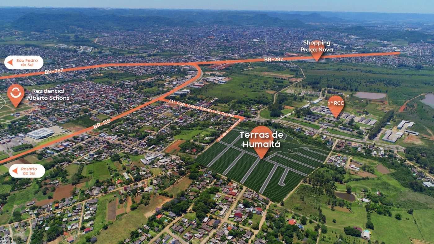 Mapa do empreendimento