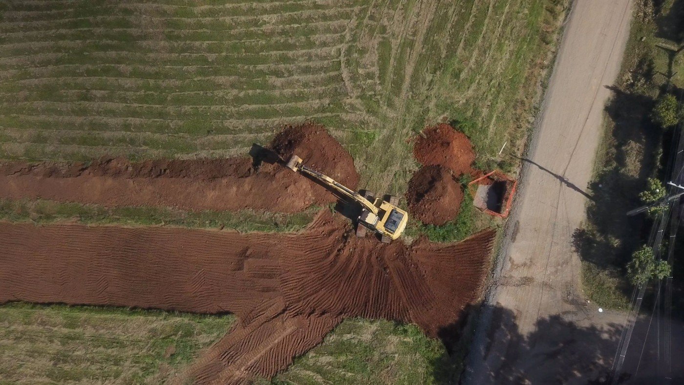 Andamento da obra