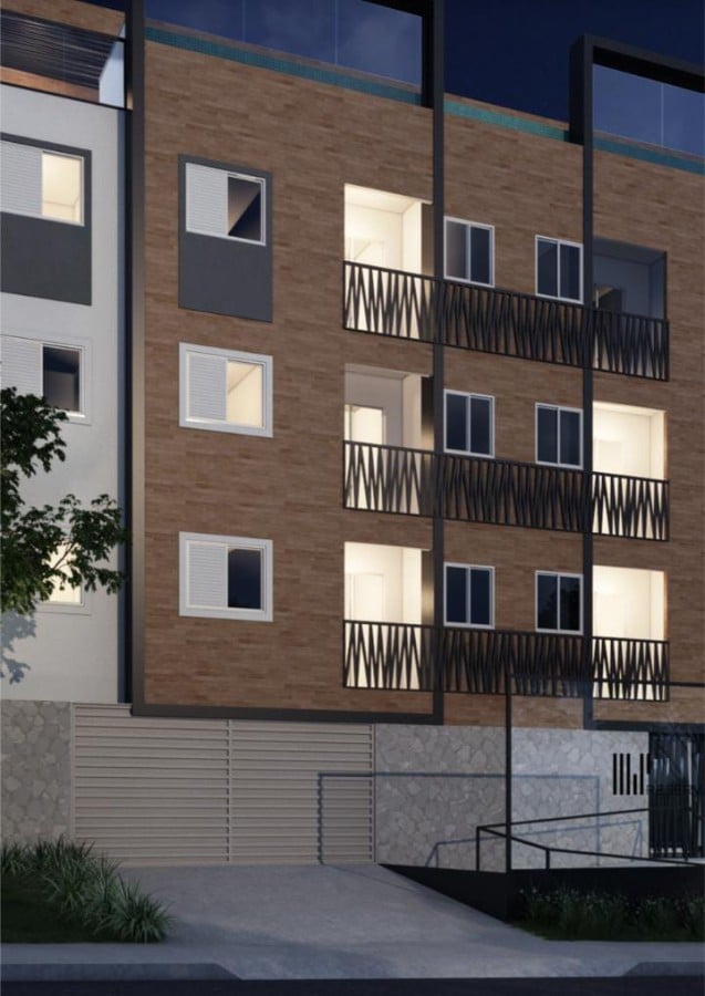 Apartamento para Venda, em Poços de Caldas, bairro Vila Togni, 2 dormitórios, 1 banheiro, 1 vaga