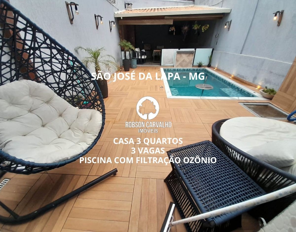 Casa para Venda, em São José da Lapa, bairro Cachoeira, 3 dormitórios, 2 banheiros, 1 suíte, 3 vagas