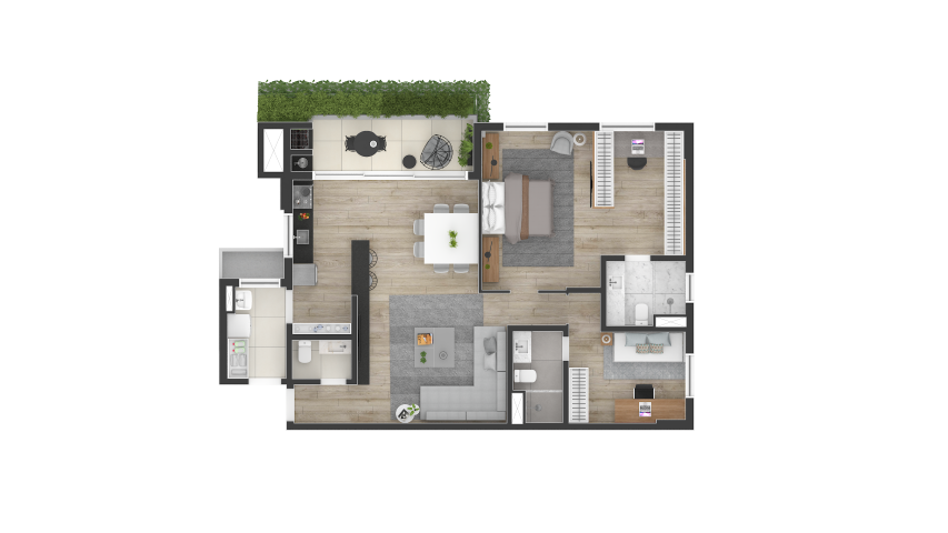 Planta 05 - 2 dorm 105m - opao 1
