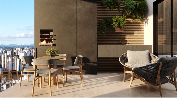 Apartamento 2 dormitórios para Venda - Curitiba, Alto da Glória