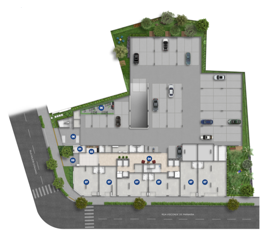 Implantao garagem